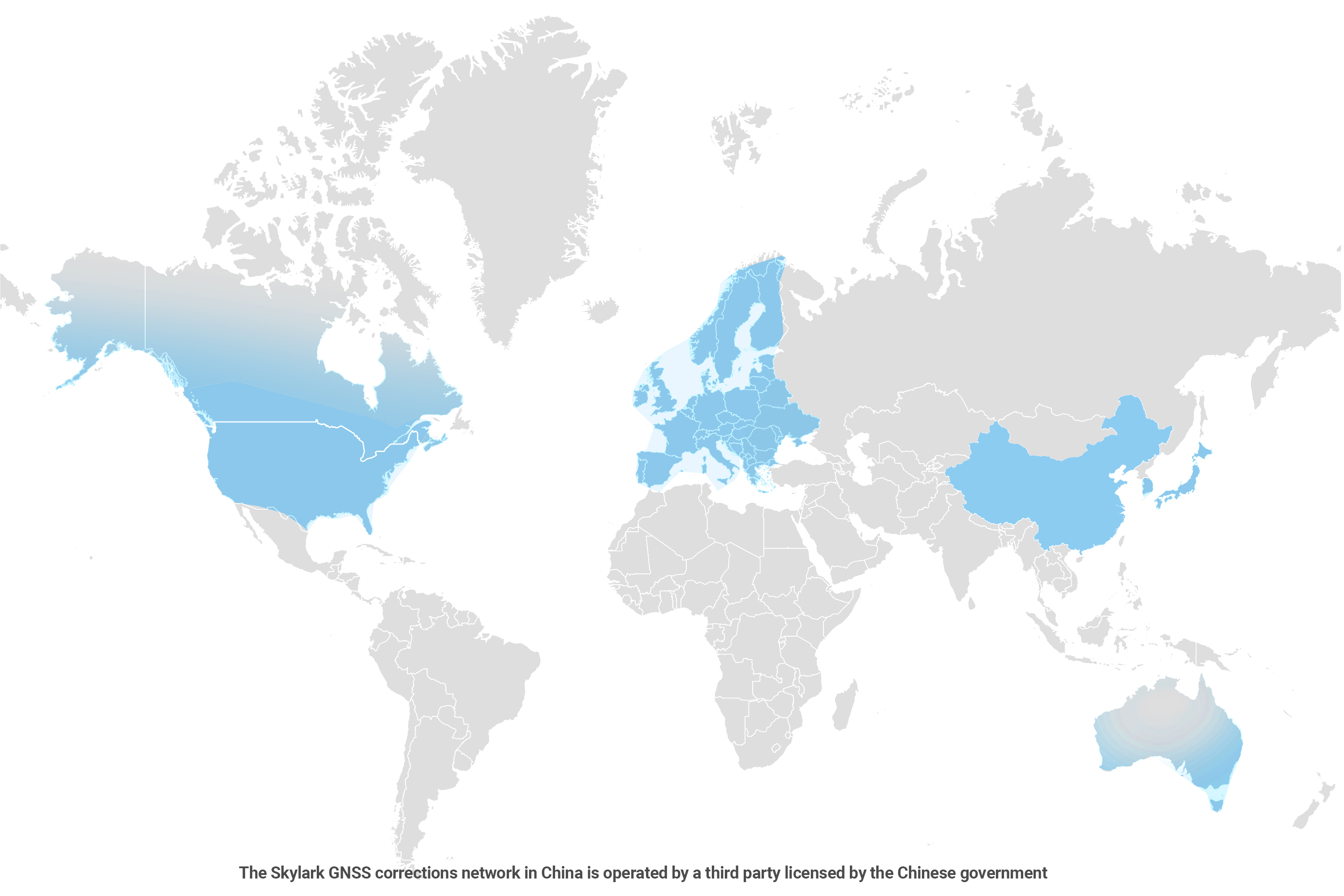 Skylark Global Coverage Map