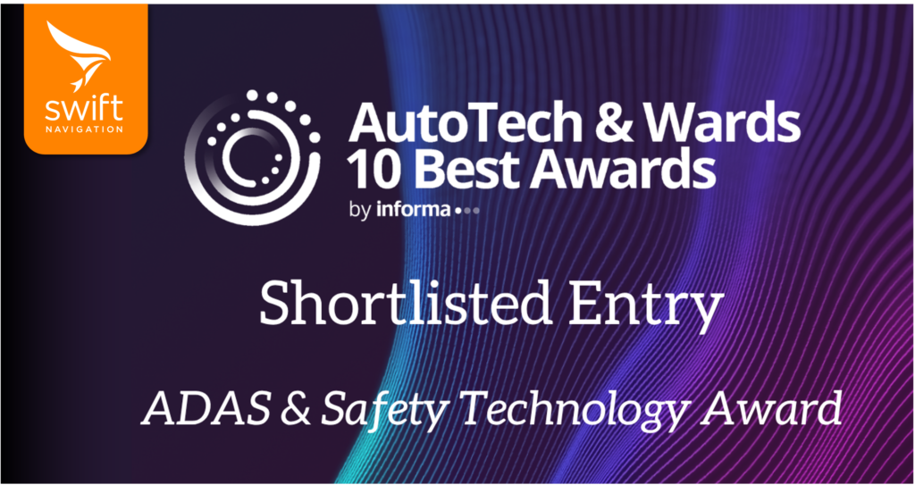 Swift Navigation Shortlisted for 2026 AutoTech Awards - Swift ...